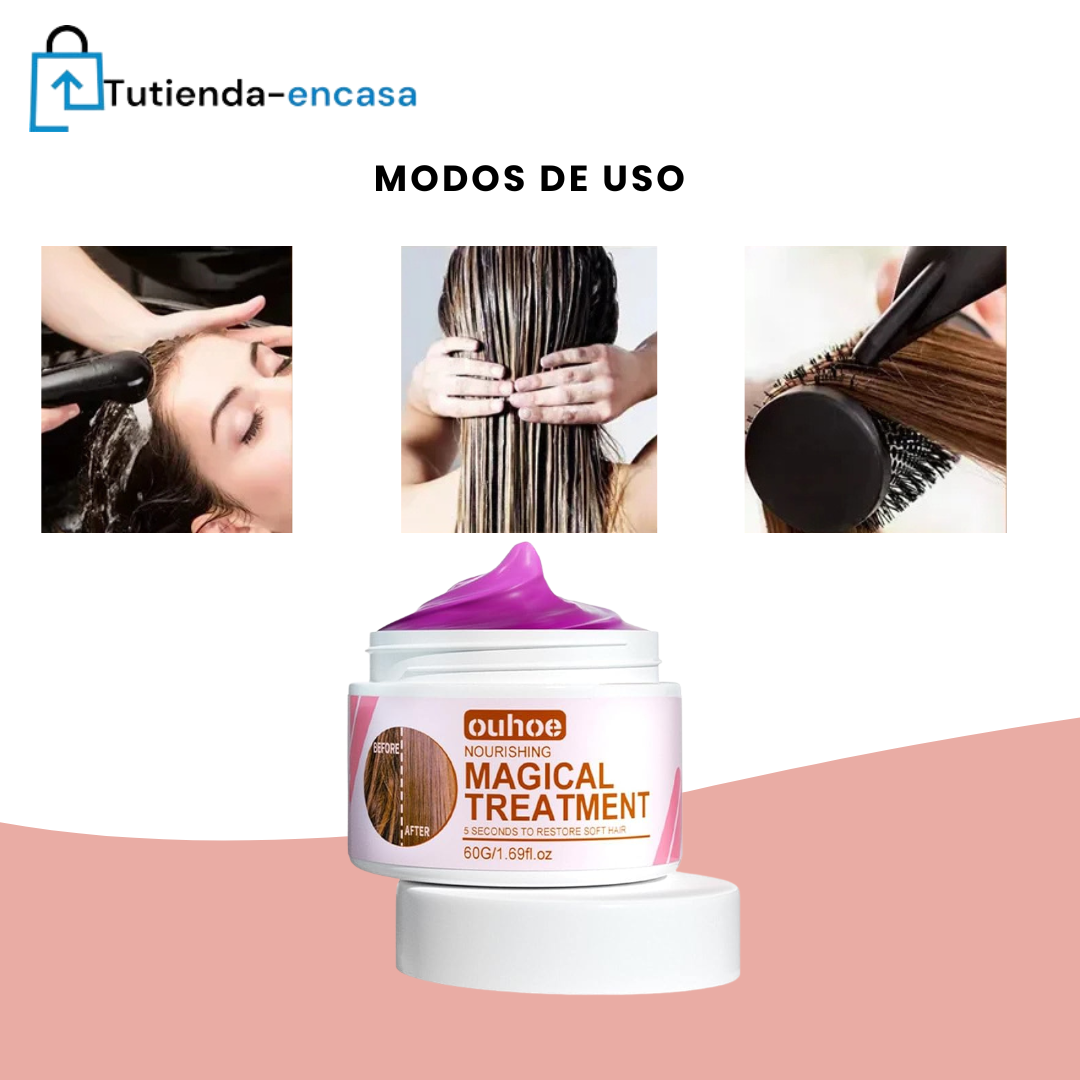 Tratamiento Mágico para el Cabello - Nutre y Repara en Segundos
