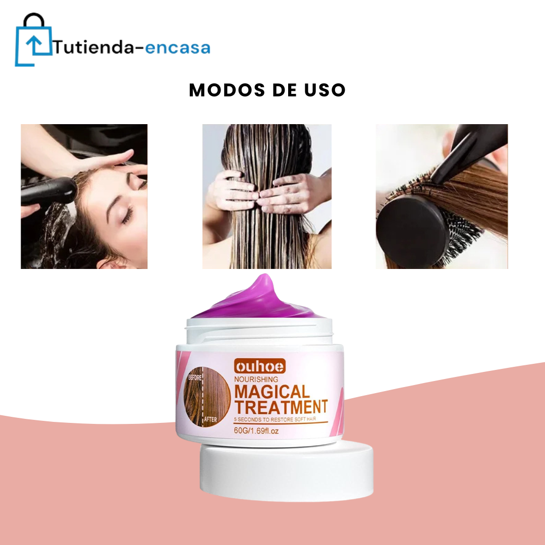 Tratamiento Mágico para el Cabello  - Nutre y Repara en Segundos