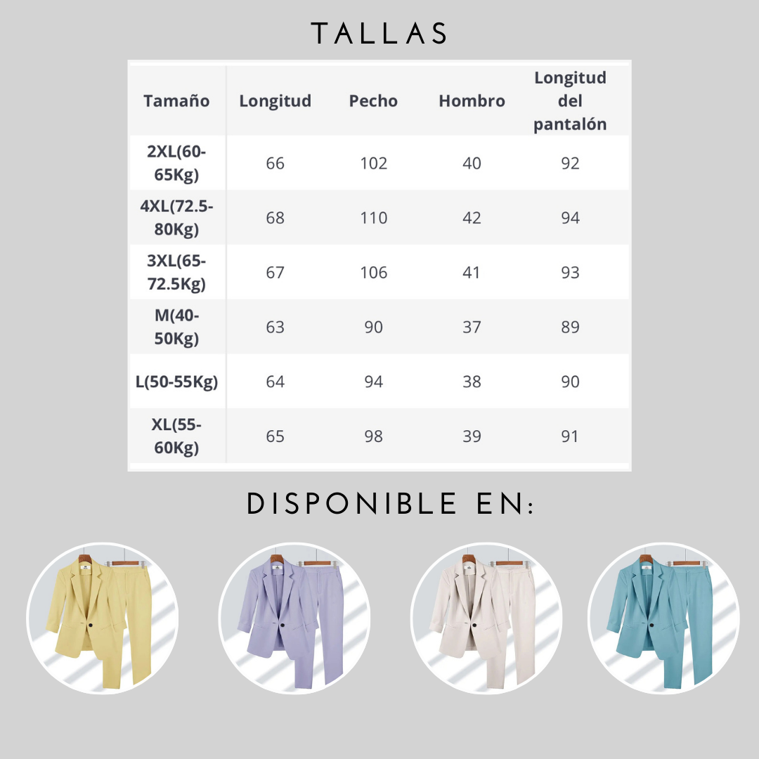 Pantalon Con Blazer Elegance™-¡Impresiona en cada ocasión!